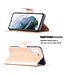 Rosegoud Vlinder Bookcase Hoesje voor de Samsung Galaxy S21 FE