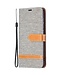 Grijs Jeans Bookcase Hoesje voor de Samsung Galaxy S21 FE