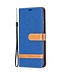 Blauw Jeans Bookcase Hoesje voor de Samsung Galaxy S21 FE