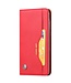 Rood Wallet Bookcase Hoesje voor de Samsung Galaxy S21 FE