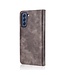 Grijs 2 in 1 Bookcase Hoesje voor de Samsung Galaxy S21 FE