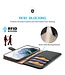 Dux Ducix Zwart Split Lederen Bookcase Hoesje voor de Samsung Galaxy S21 FE