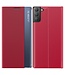 Rood Venster Bookcase Hoesje voor de Samsung Galaxy S21 FE