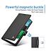 LC.IMEEKE Zwart Bookcase Hoesje voor de Samsung Galaxy S21 FE