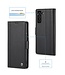 LC.IMEEKE Zwart Bookcase Hoesje voor de Samsung Galaxy S21 FE