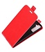 Rood Flipcase Hoesje voor de Samsung Galaxy S21