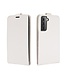 Wit Flipcase Hoesje voor de Samsung Galaxy S21