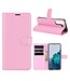 Roze Lychee Bookcase Hoesje voor de Samsung Galaxy S21