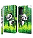 Kleine Panda Bookcase Hoesje voor de Samsung Galaxy S21