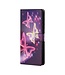 Roze Vlinders Bookcase Hoesje voor de Samsung Galaxy S21