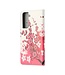 Roze Bloesem Bookcase Hoesje voor de Samsung Galaxy S21