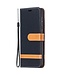 Zwart Jeans Bookcase Hoesje voor de Samsung Galaxy S21