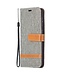 Grijs Jeans Bookcase Hoesje voor de Samsung Galaxy S21