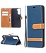 Blauw Jeans Bookcase Hoesje voor de Samsung Galaxy S21
