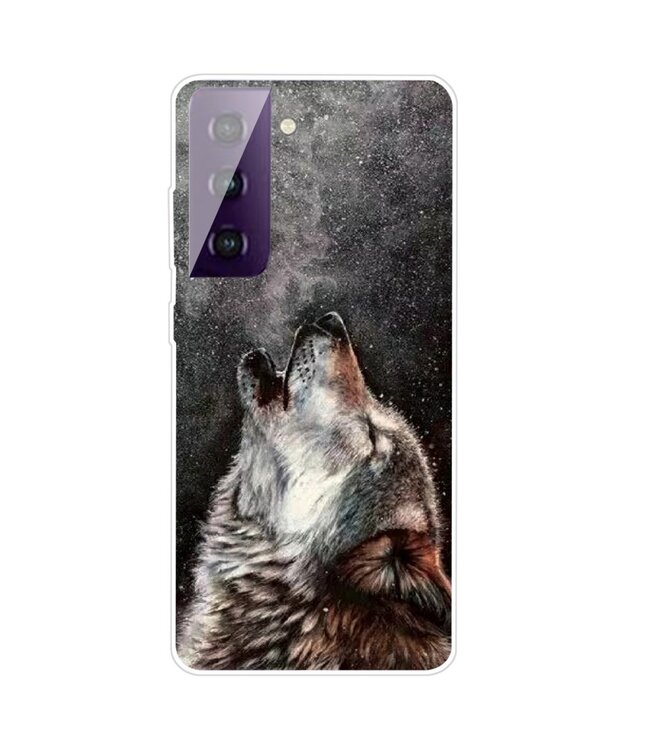 Wolf TPU Hoesje voor de Samsung Galaxy S21