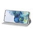 Blauw Glitter Bookcase Hoesje voor de Samsung Galaxy S21