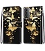 Gouden Vlinders Bookcase Samsung Galaxy S21 voor de Samsung Galaxy S21