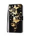 Gouden Vlinders Bookcase Samsung Galaxy S21 voor de Samsung Galaxy S21