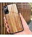 Bruin Hout Design Hardcase Hoesje voor de Samsung Galaxy S21