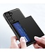 Zwart Pasjeshouder Hybrid Hoesje voor de Samsung Galaxy S21