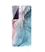 Roze En Blauw TPU Hoesje voor de Samsung Galaxy S21