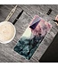 Roze En Zwart Marmer TPU Hoesje voor de Samsung Galaxy S21