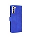 Blauw Elegant Bookcase Hoesje voor de Samsung Galaxy S21