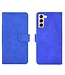 Blauw Elegant Bookcase Hoesje voor de Samsung Galaxy S21