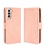 Roze Pasjeshouder Bookcase Hoesje voor de Samsung Galaxy S21