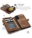 Bruin Multifunctioneel Bookcase Hoesje voor de Samsung Galaxy S21