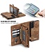 CaseMe Bruin Multifunctioneel Bookcase Hoesje voor de Samsung Galaxy S21