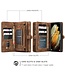 CaseMe Bruin Multifunctioneel Bookcase Hoesje voor de Samsung Galaxy S21