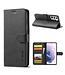 LC.IMEEKE Zwart Bookcase Hoesje voor de Samsung Galaxy S21