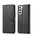 LC.IMEEKE Zwart Bookcase Hoesje voor de Samsung Galaxy S21