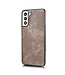 DG.Ming Grijs 2 in 1 Bookcase Hoesje voor de Samsung Galaxy S21