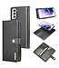 DG.Ming Zwart 2 in 1 Bookcase Hoesje voor de Samsung Galaxy S21