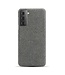 Ksq KSQ Grijs Stoffen Hardcase Hoesje voor de Samsung Galaxy S21