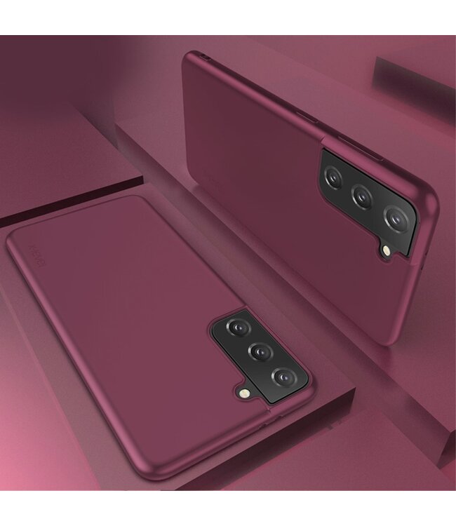 X-Level X-Level Wijnrood TPU Hoesje voor de Samsung Galaxy S21