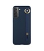 Blauw Handriem TPU Hoesje voor de Samsung Galaxy S21