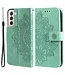 Groen Mandala Bookcase Hoesje voor de Samsung Galaxy S21