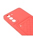 Roze Gewoven TPU Hoesje voor de Samsung Galaxy S21