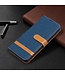 Blauw Jeans Bookcase Hoesje voor de Samsung Galaxy S21 Plus