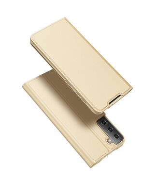 Dux Ducix Goud Bookcase Hoesje Samsung Galaxy S21 Plus