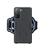 Zwart Sport Armband Hoesje voor de Samsung Galaxy S21 Plus