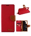 Mercury Mercury Goospery Rood Effen Bookcase Hoesje voor de Samsung Galaxy S21 Plus