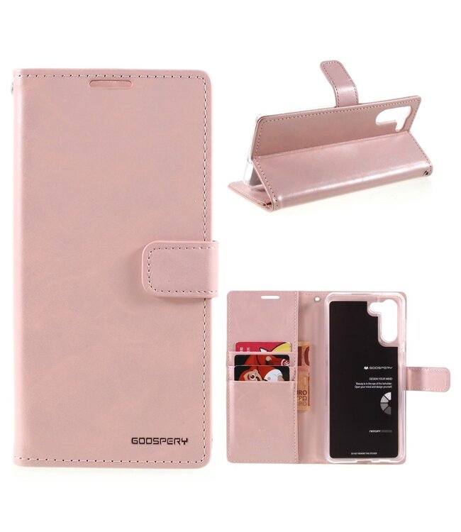 Mercury Mercury Goospery Roze Wallet Bookcase Hoesje voor de Samsung Galaxy S21 Plus