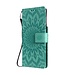 Groen Mandala Bookcase Hoesje voor de Samsung Galaxy S21 Plus