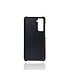 Ksq KSQ Zwart Faux Lederen Hoesje voor de Samsung Galaxy S21 Plus