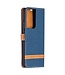 Blauw Jeans Bookcase Hoesje voor de Samsung Galaxy S21 Ultra