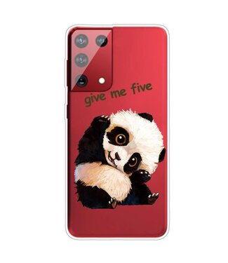 Panda TPU Hoesje Samsung Galaxy S21 Ultra